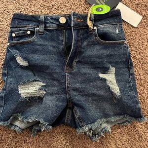 nwt jean shorts size 0